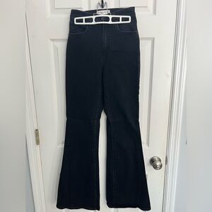 Abercrombie & Fitch Black Flare Jeans